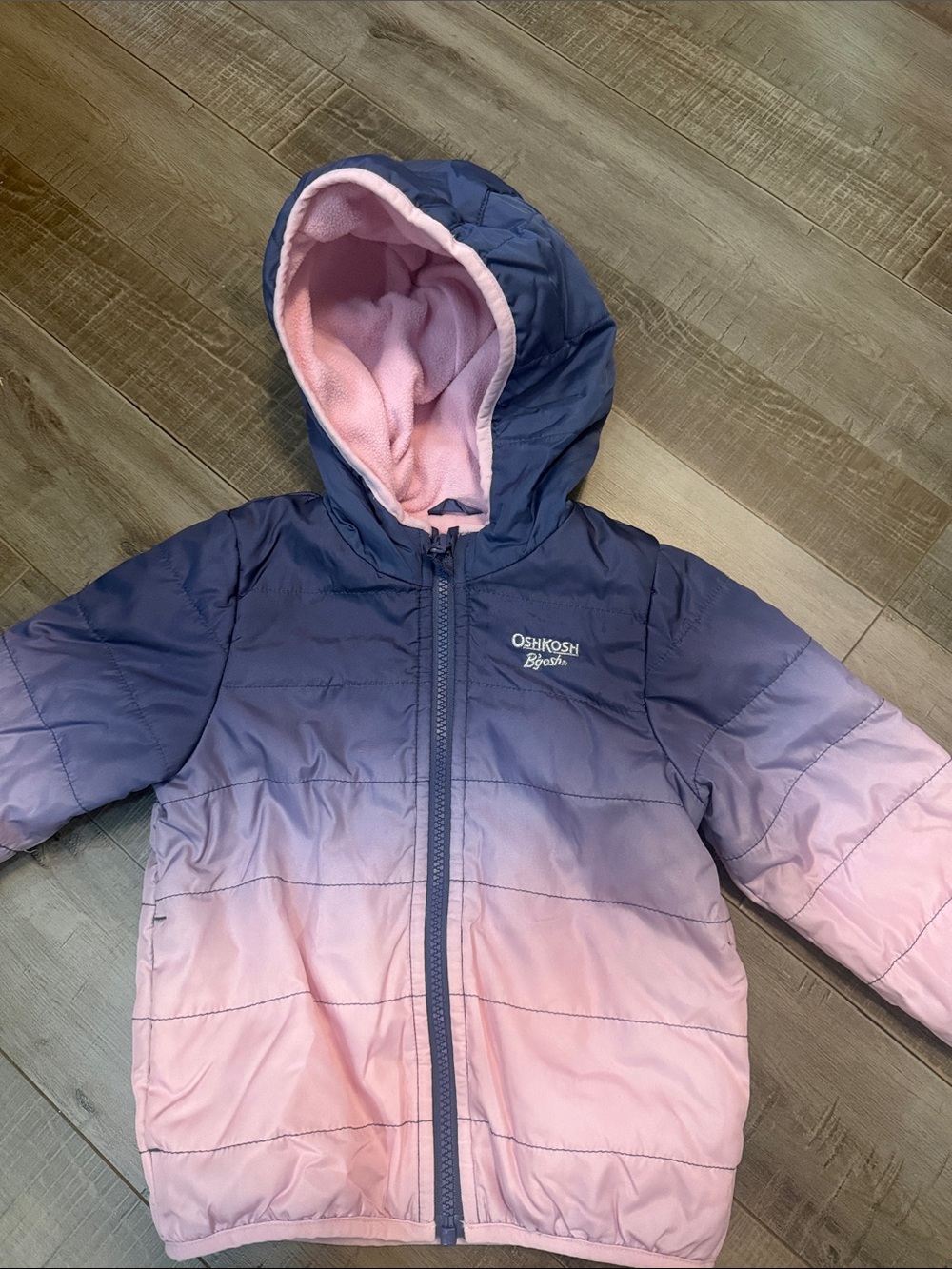 OshKosh B'gosh Navy Jacket with Pink Lining